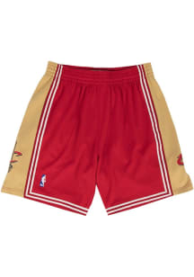 Mitchell and Ness Cleveland Cavaliers Mens Maroon Swingman Big and Tall Shorts
