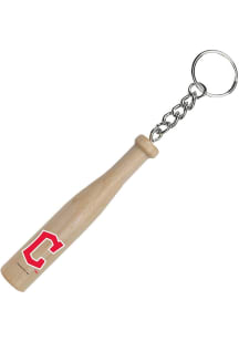Cleveland Guardians Bat Keychain - Natural