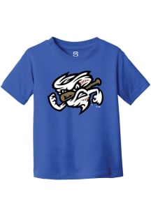 Summit Sportswear Omaha Storm Chasers Toddler Blue Primary Logo Short Sleeve T-Shirt