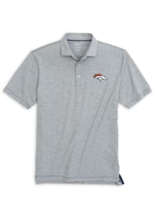 broncos dress shirt Men's Cutter & Buck Powder Blue Denver Broncos Throwback Logo Long Sleeve Stretch Oxford Button-Down Shirt Size: Large