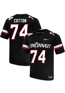 Joseph Cotton  Nike Cincinnati Bearcats Black NIL Name And Number Football Jersey