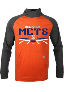 Levelwear New York Mets Mens Orange Uproar Arcade Long Sleeve Hoodie