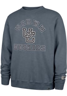 47 UConn Huskies Mens Navy Blue Calderwood Long Sleeve Fashion Sweatshirt