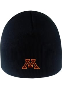 LogoFit Minnesota Golden Gophers Black Everest Mens Knit Hat