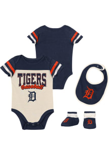 Detroit Tigers Baby Navy Blue Up One Short Sleeve One Piece