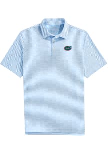 Vineyard Vines Florida Gators Mens Light Blue Winstead Short Sleeve Fashion Polo