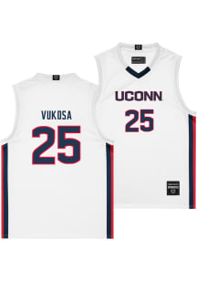 Olivia Vukosa  Campus Ink UConn Huskies Youth NIL Navy Blue Basketball Jersey