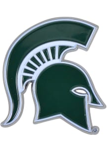 Michigan State Spartans Full Color Car Emblem - Green