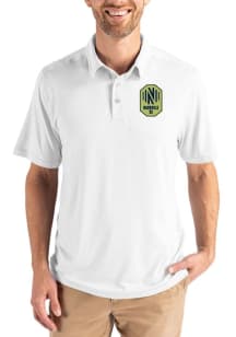 Cutter and Buck Nashville SC Mens White Coastline Eco Short Sleeve Polo