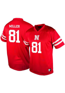 Genuine Collective Nebraska Cornhuskers Red NIL Football Jersey