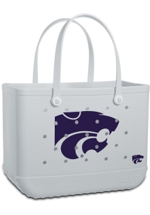 K-State Wildcats White Large Bogg Bag Tote