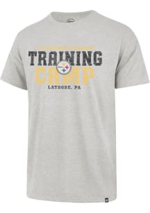 47 Pittsburgh Steelers Ash Training Camp Short Sleeve Fashion T Shirt