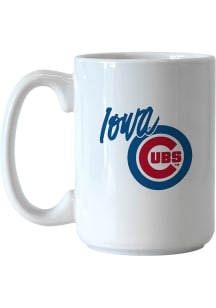 Iowa Cubs 15oz Gameday Sublimated Ceramic Mug - White