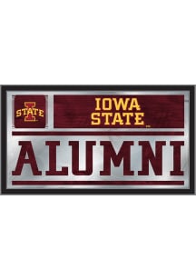 Iowa State Cyclones Alumni Hanging Back Bar Mirror