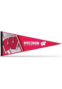Wisconsin Badgers Bright Light 12x30 Pennant - Gold