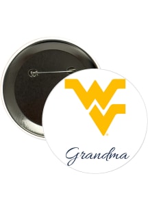 West Virginia Mountaineers 3" Grandma Button - Navy Blue