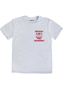 Indiana Hoosiers Youth White Go Hoosiers Bison Short Sleeve T-Shirt