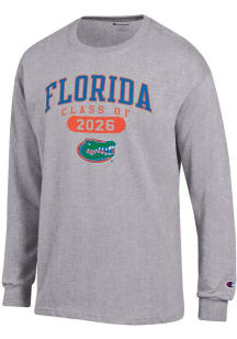 Champion Florida Gators Grey Class of 2026 Jersey Long Sleeve T Shirt