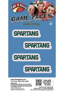 Michigan State Spartans 4pk Waterless Tattoo