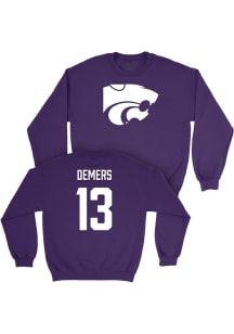 Gabby DeMers K-State Wildcats Mens Purple NIL Legacy Player Crew