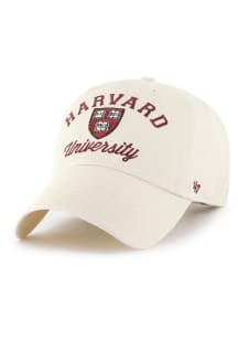 47 Harvard Crimson Archway Clean Up Adjustable Hat - Natural