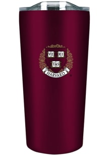 Harvard Crimson 18oz Soft Touch Stainless Steel Tumbler - Maroon