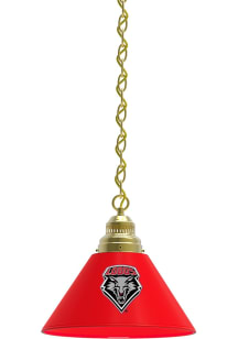 New Mexico Lobos Single Gold Billiard Lamp