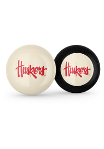 Nebraska Cornhuskers Cue and 8 Ball Billiard Balls
