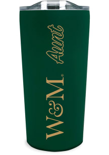 William & Mary Tribe 18oz Aunt Soft Touch Stainless Steel Tumbler - Green