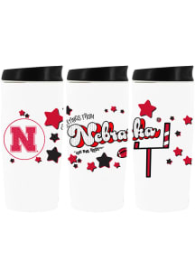 The Memory Company Nebraska Cornhuskers 20oz Bling Greetings From Stainless Steel Tumbler - Red