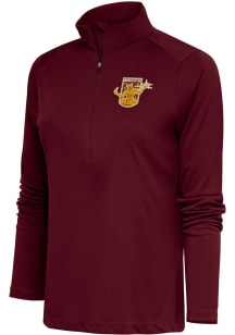 Antigua Detroit City FC Womens Maroon Tribute Qtr Zip