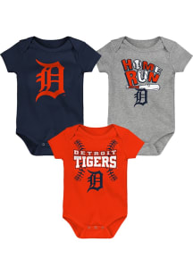 Detroit Tigers Baby Navy Blue Batter One Piece