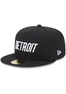 New Era Detroit Tigers Mens Black 2024 City Connect 59FIFTY Fitted Hat