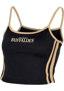 Colorado Buffaloes Womens Black Striped Cami Tank Top