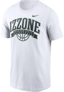 Nike Michigan State Spartans White Izzone Short Sleeve T Shirt