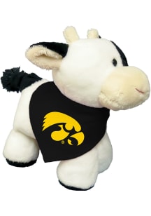 Iowa Hawkeyes Cow Short Stack Plush - Black