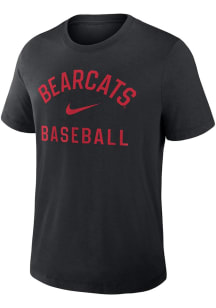Nike Cincinnati Bearcats Black Early Work Baseball Short Sleeve T Shirt