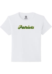 Summit Sportswear George Mason University Youth White Wordmark Short Sleeve T-Shirt