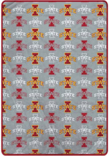 Iowa State Cyclones Twin XL Plush 65 x 90 Fleece Blanket - Cardinal
