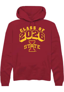 Summit Sportswear Iowa State Cyclones Mens Cardinal Class of 2026 Long Sleeve Hoodie
