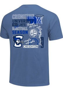 Creighton Bluejays Womens Blue Through The Years Short Sleeve T-Shirt
