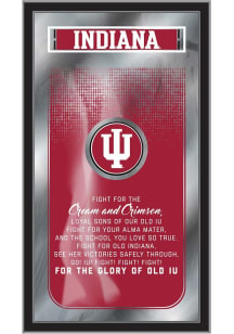 Indiana Hoosiers Fight Song Hanging Back Bar Mirror