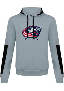 Levelwear Columbus Blue Jackets Mens Grey Bombay Hood