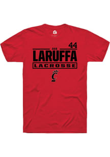 Ava LaRuffa Cincinnati Bearcats Red NIL Stacked Box Short Sleeve Player T Shirt