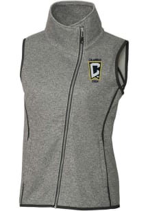 Cutter and Buck Columbus Crew Womens Grey Mainsail Asymmetrical Vest