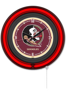 Florida State Seminoles Double Neon Wall Clock