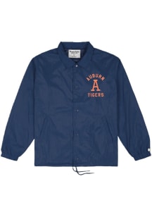 Homefield Auburn Tigers Mens Navy Blue Coaches Light Weight Jacket