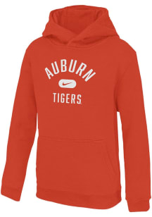 Nike Auburn Tigers Youth Orange Retro Team Name Long Sleeve Hoodie