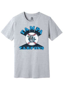 Summit Sportswear Tampa Tarpons Grey Soft Arch Short Sleeve T Shirt