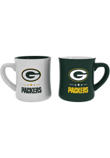 Green Bay Packers 10oz  2Pk Ceramic Mug - Green